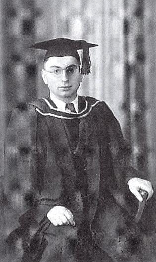 Ludwig Bauer bei seiner Graduierung in Sydney 1949