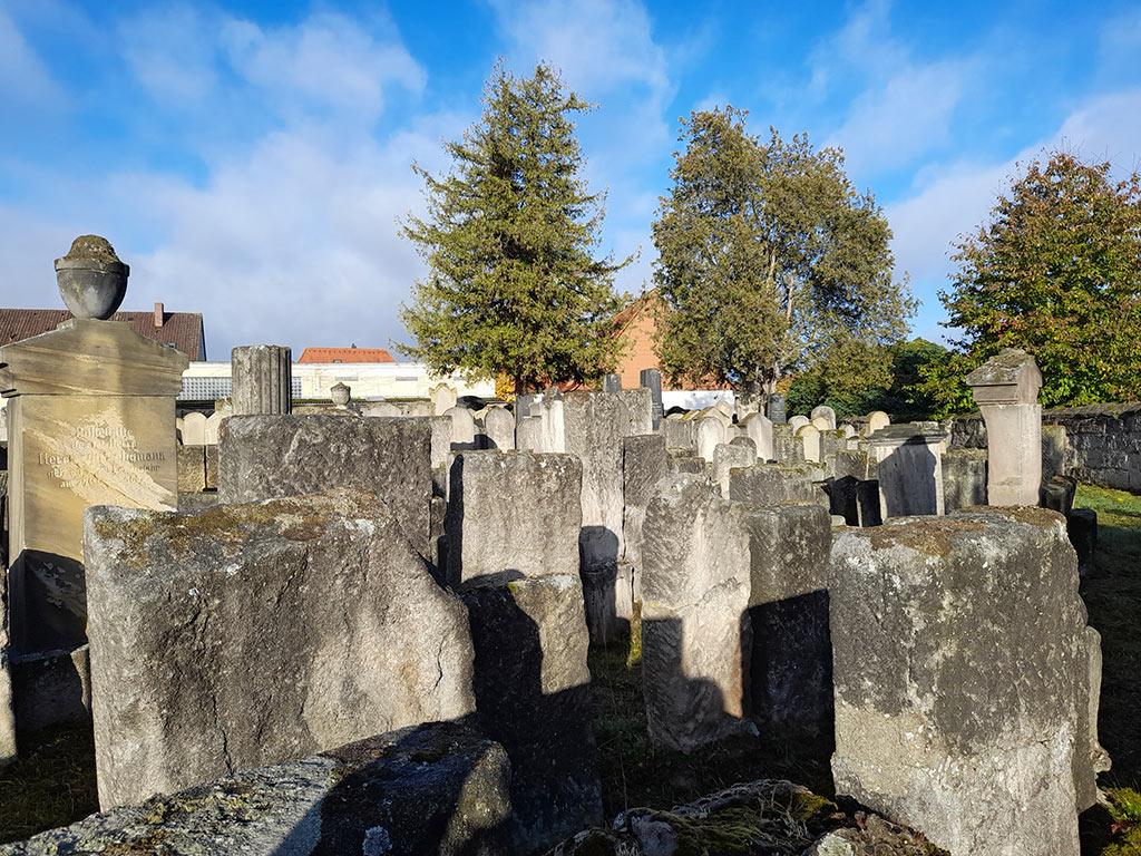 The Jewish cemetery in Baiersdorf